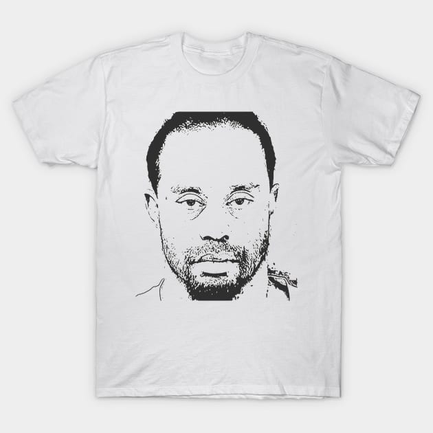 Tiger Woods T-Shirt by romirsaykojose@